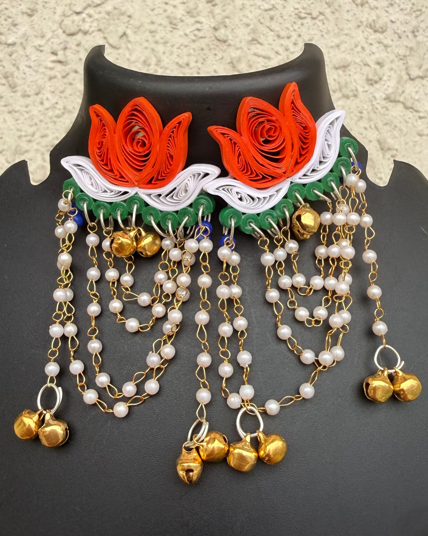 Kashmiri Lotus-Tricolor
