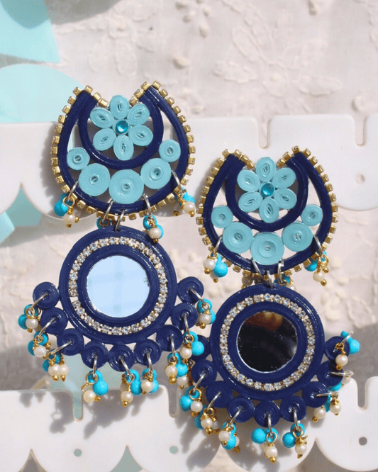 Inaaya Chandbali - Blue