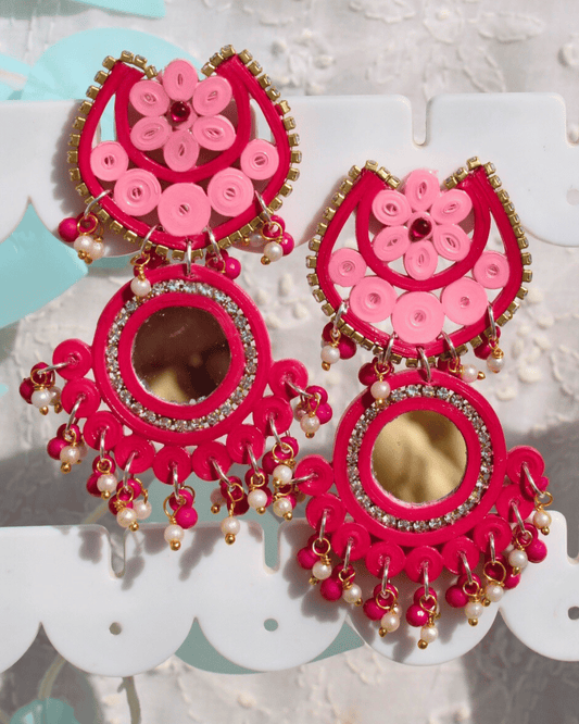 Inaaya Chandbali - Pink