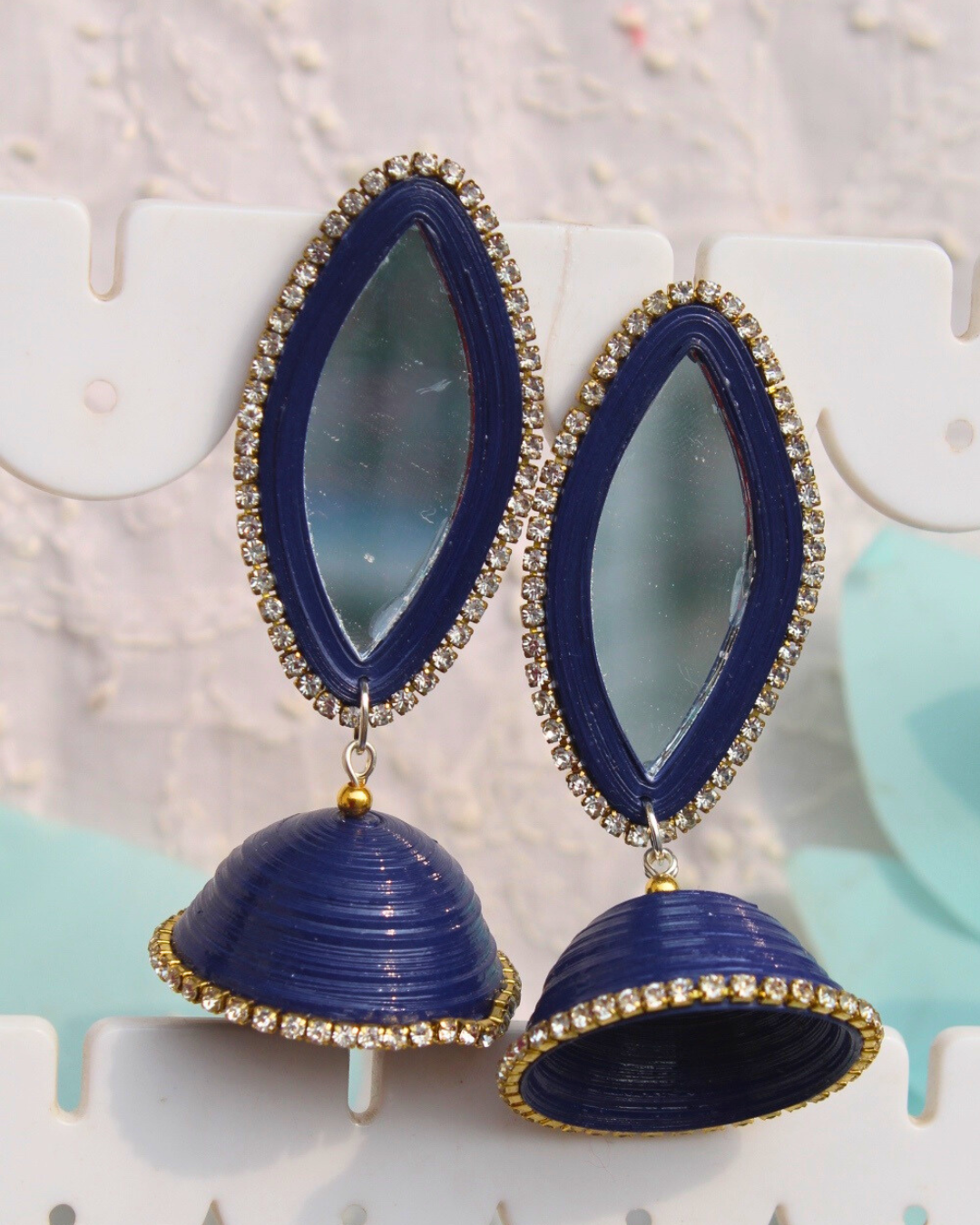 Leaf stud Jhumka