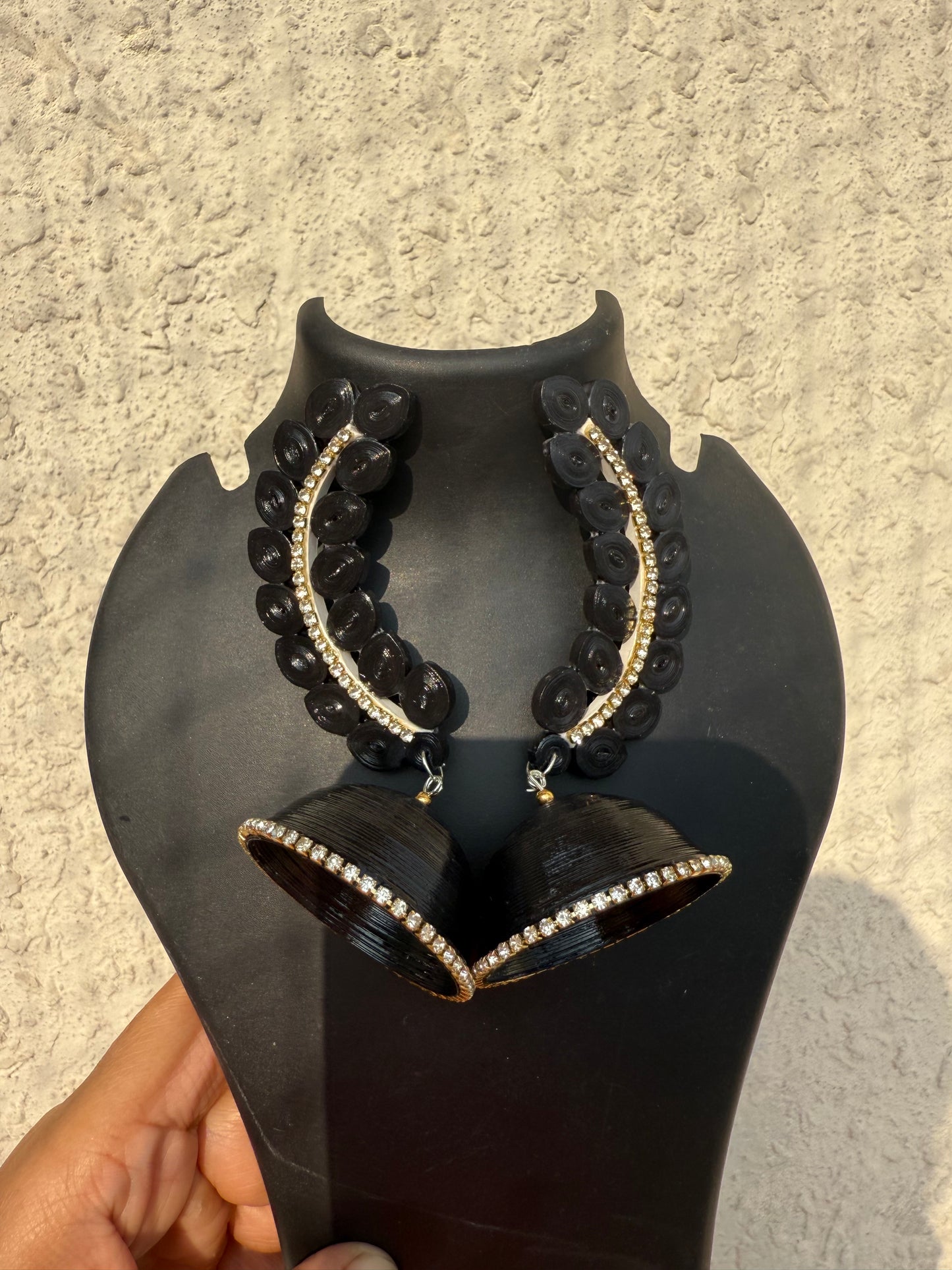 Noor Jhumka Black