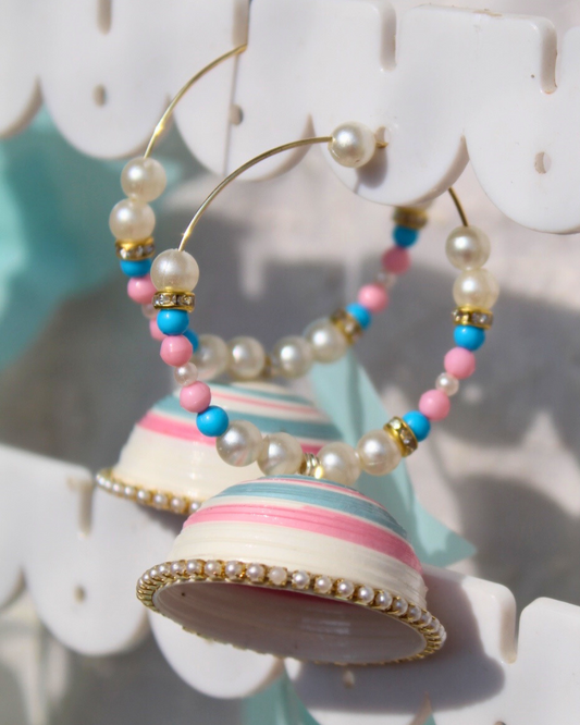 Hoops - Pink and Blue