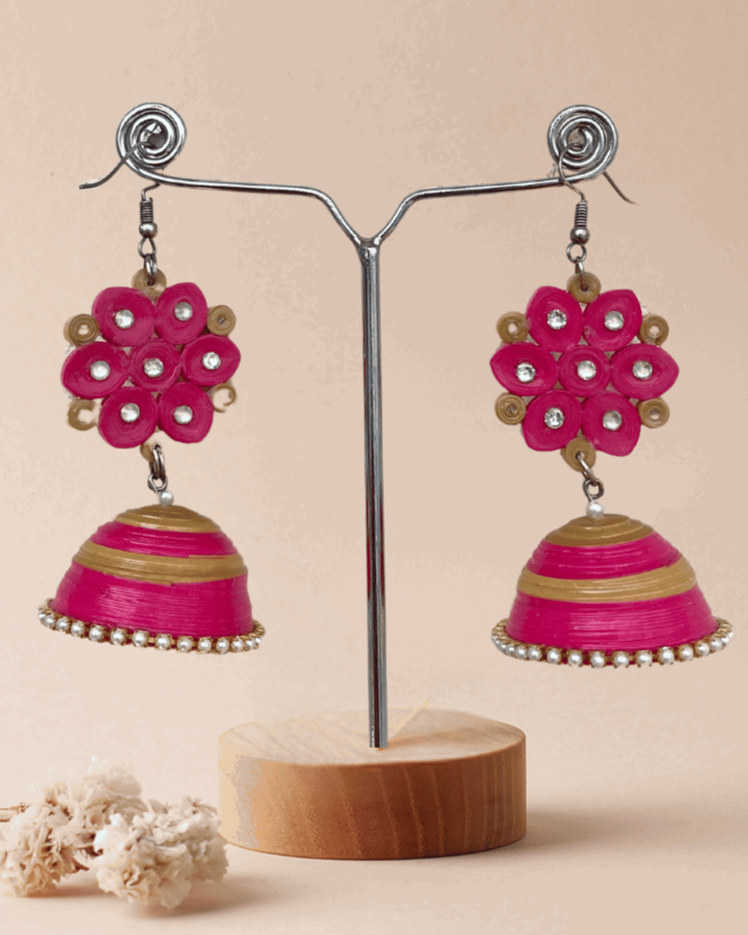 Kanchana - The flower jhumka