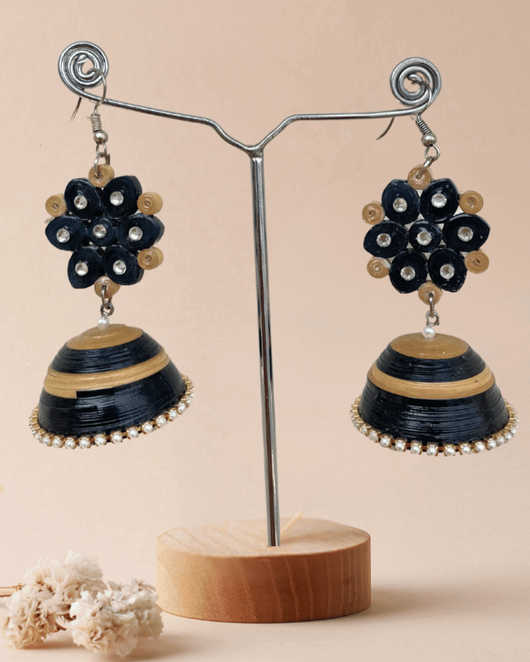 Kanchana - The flower jhumka
