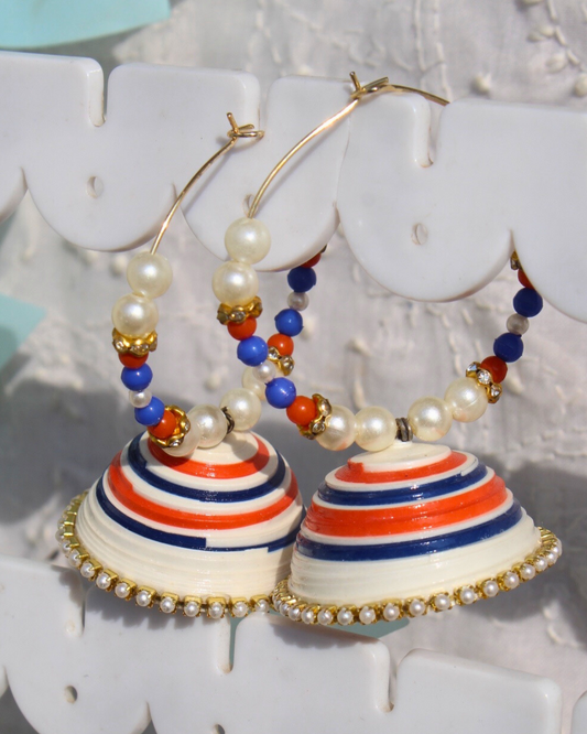 Hoops - Blue and Orange