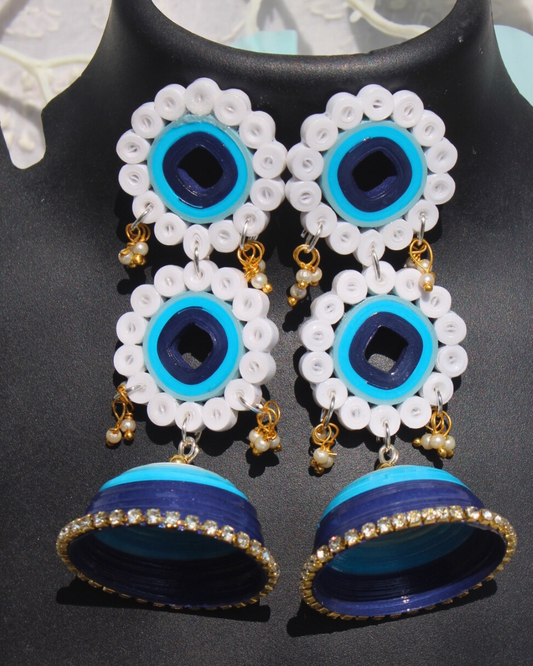 Anamika Jhumka - Blue