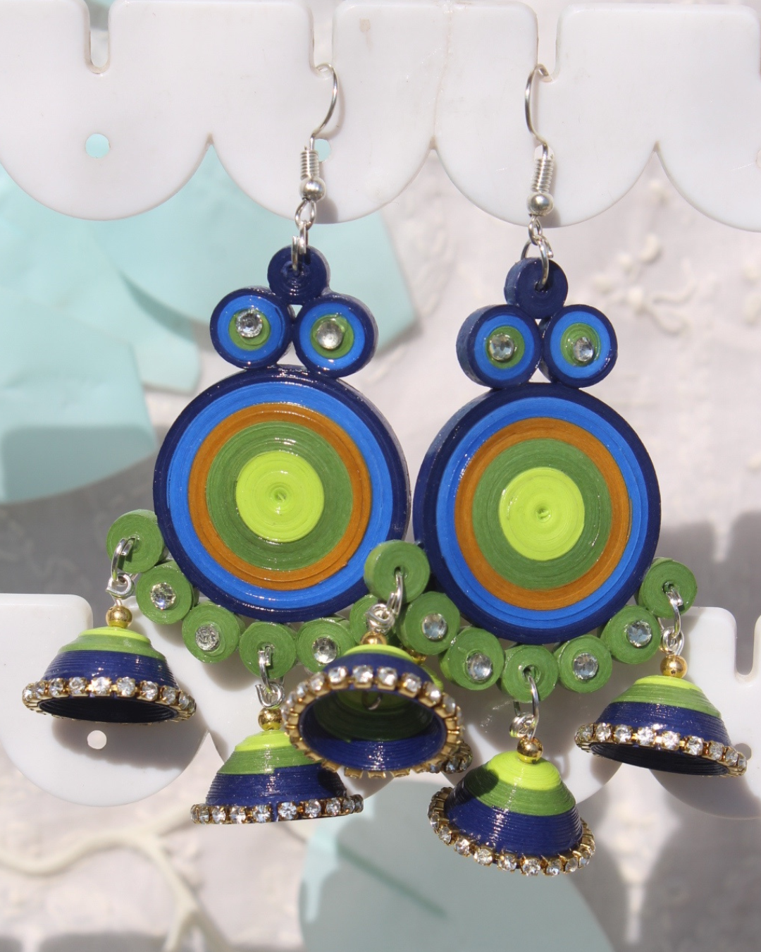 Morni jhumka - Peacock theme