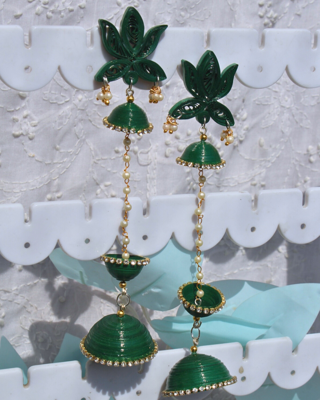 Shatadul Jhumka - Green