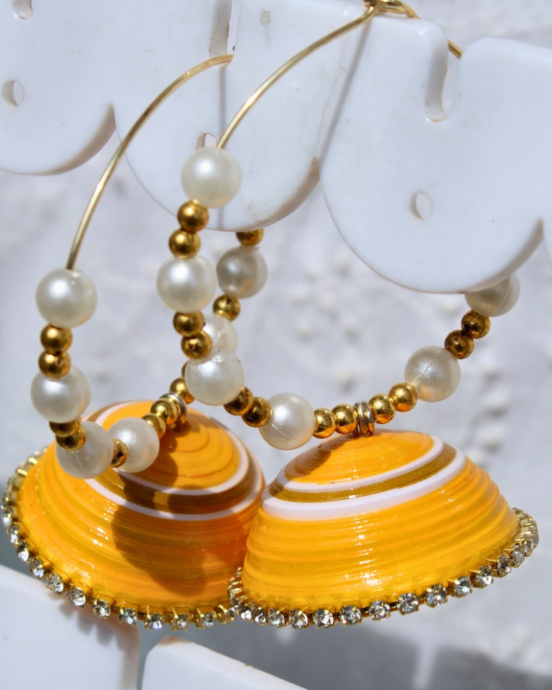 Goldeny Hoops - Mustard
