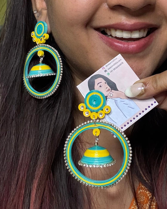 Chandelier Jhumka - Medium