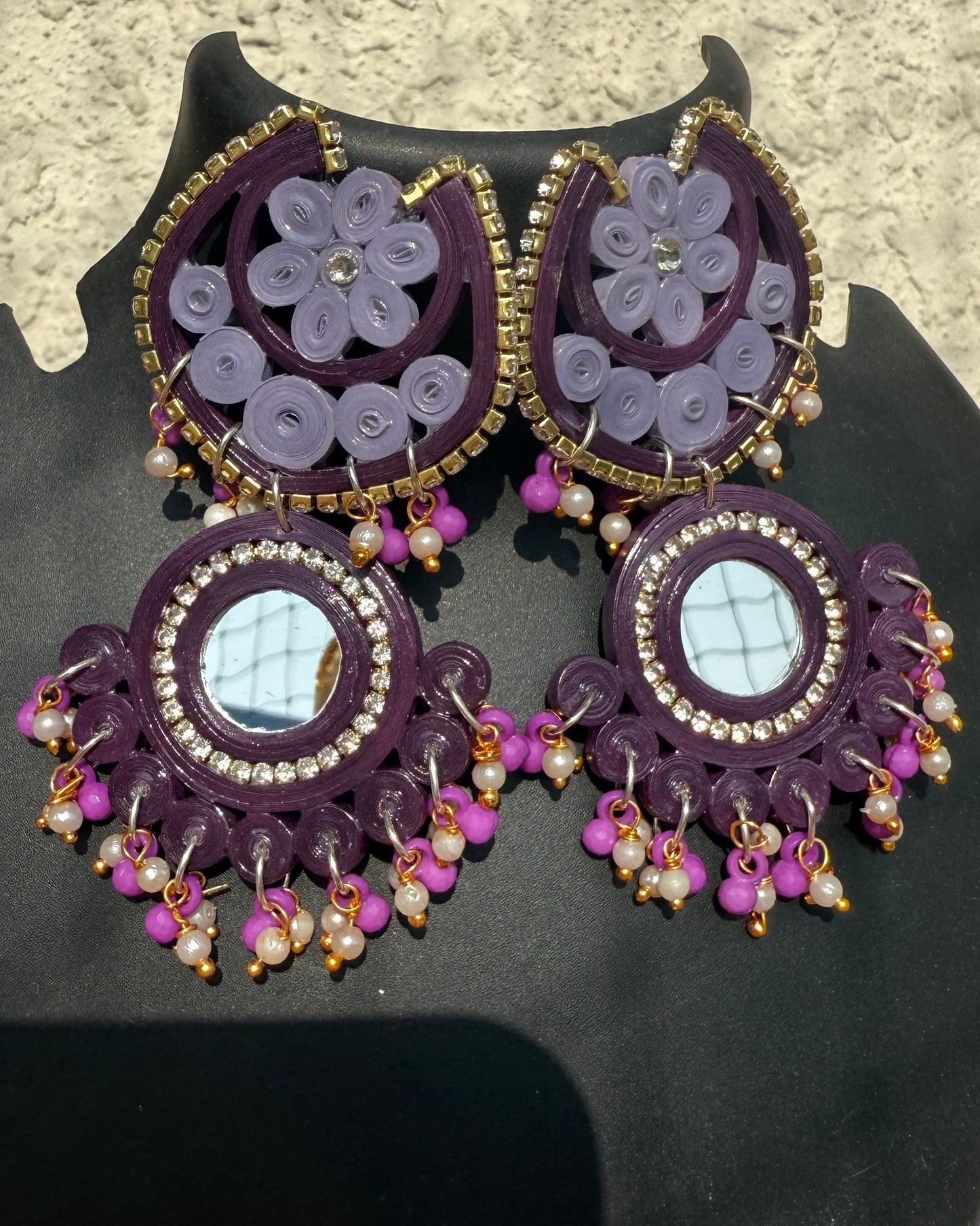 Inaaya Chandbali - Purple