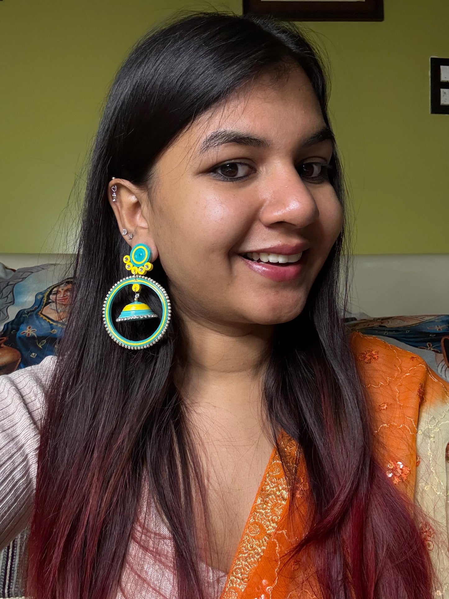 Chandelier Jhumka - Medium