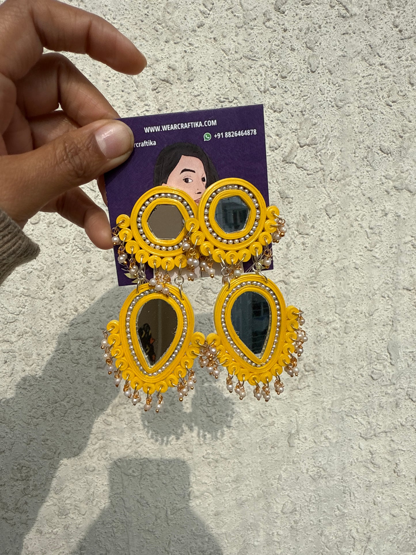 Siddhiksha chandbali - Yellow