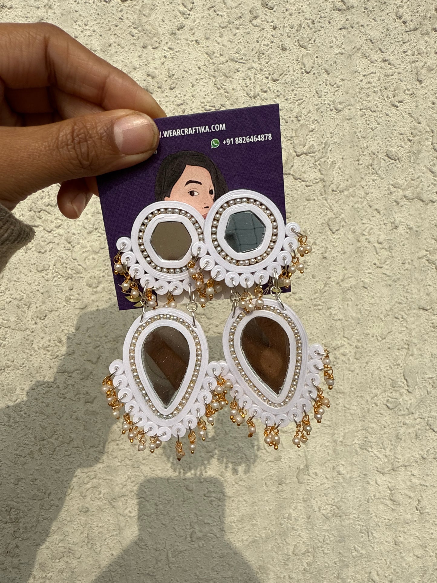 Siddhiksha chandbali - White