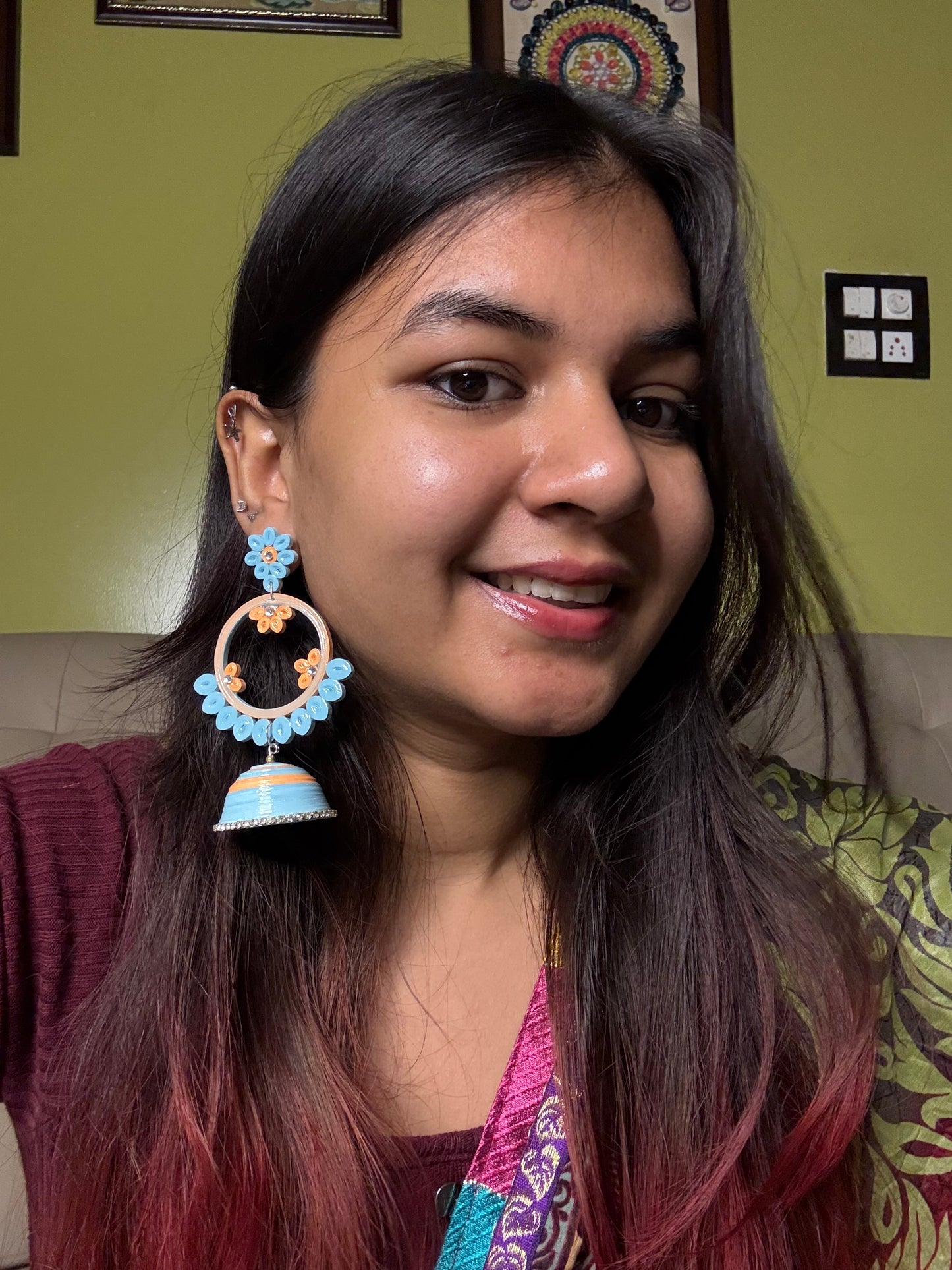 Phool Bali(Big phool Jhumka)