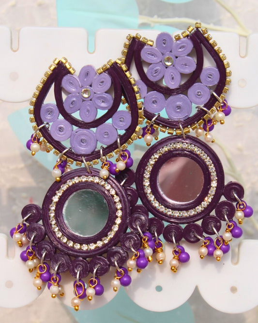 Inaaya Chandbali - Purple