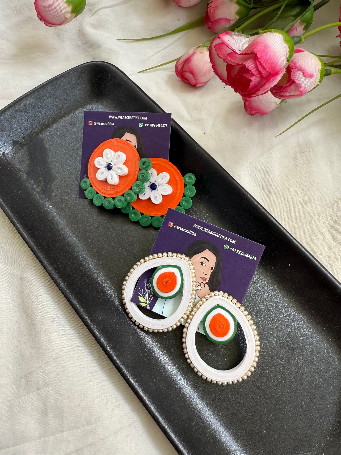 Tricolor stud hamper