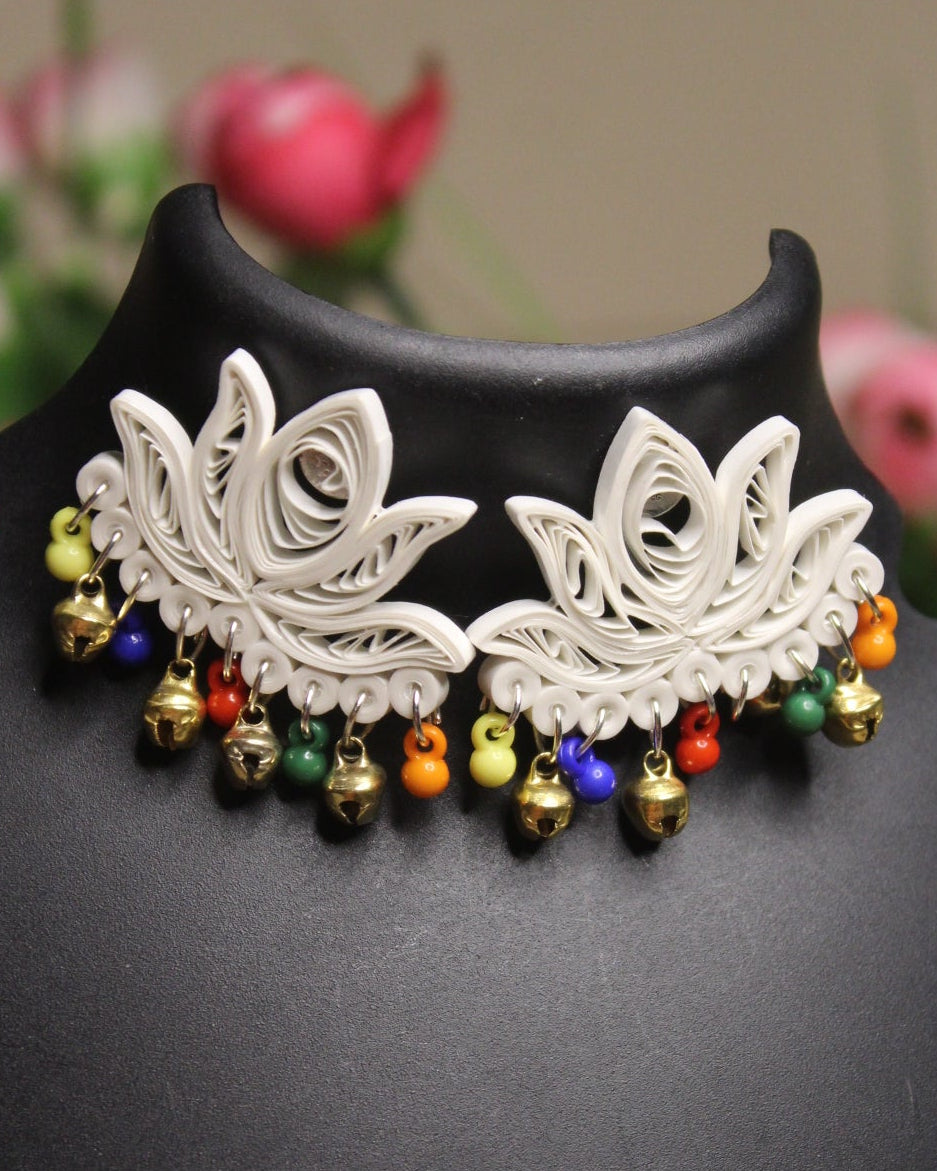 Padma earrings (White)