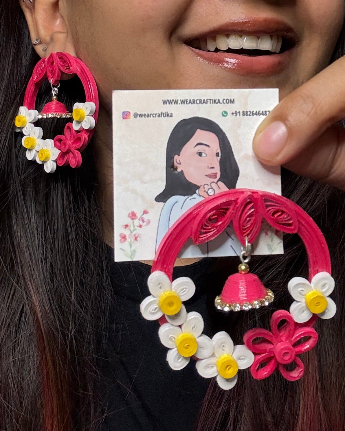 Floral wreath - Pink