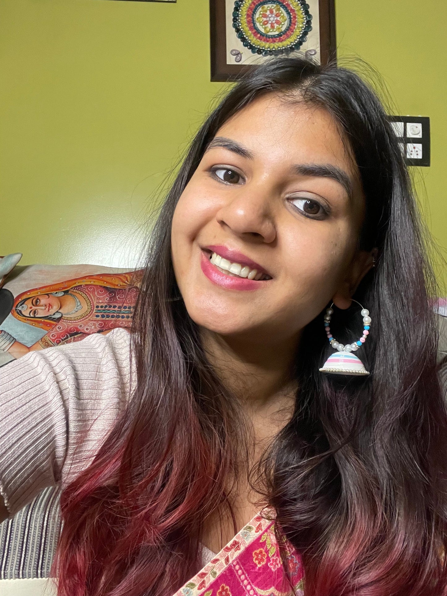 Hoops - Pink and Blue