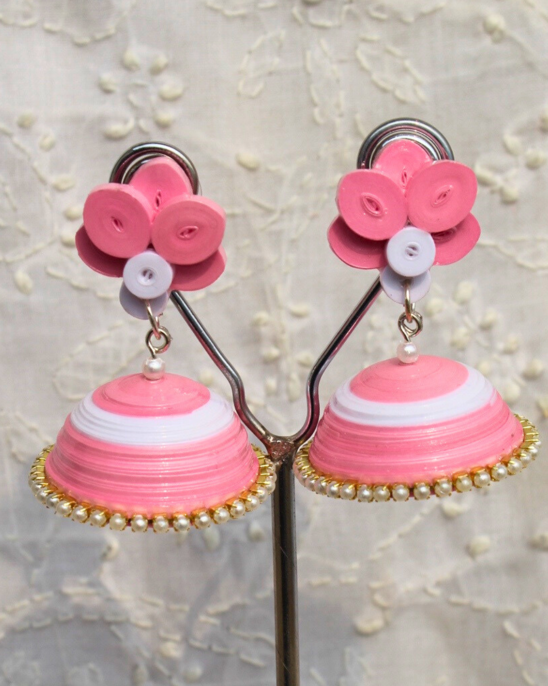 Lotus Jhumka