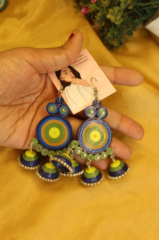 Morni jhumka - Peacock theme