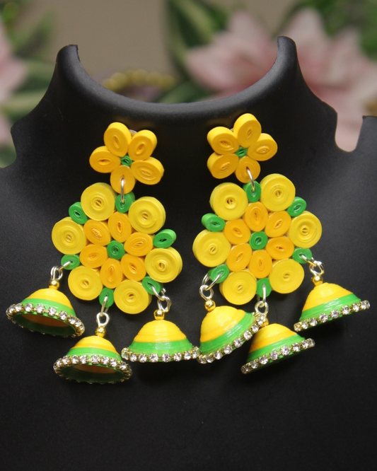 Statement mandala jhumka