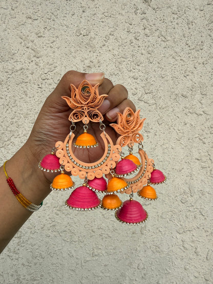 Kamalapati Chandbali - Pink Mustard