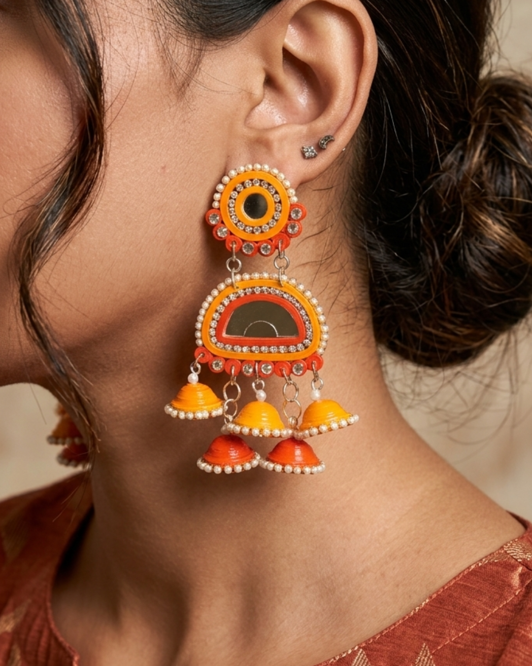 Kashni Dangler -Orange