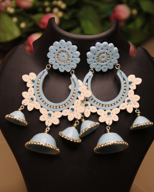 Sanskriti jhumka - Blue