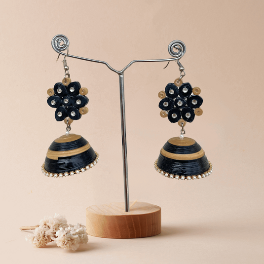 Kanchana - The flower jhumka