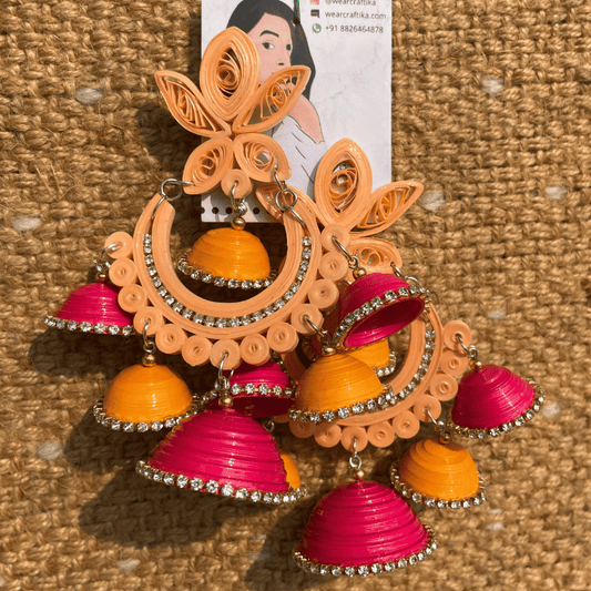 Kamalapati Chandbali - Pink Mustard