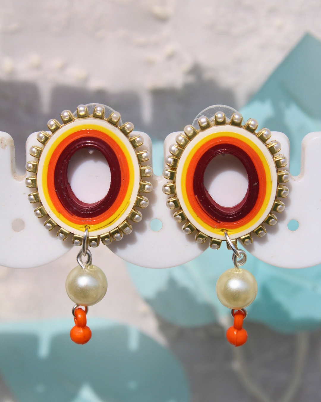 Oval pearl drop