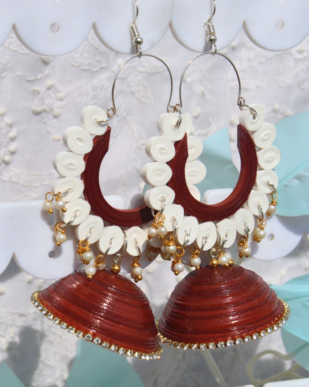 Lashkaara jhumka - Brown