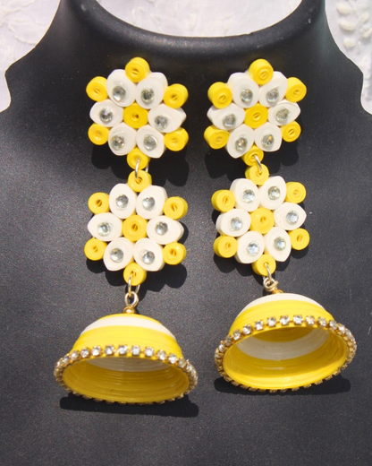 Nasreen - Double flower Jhumka