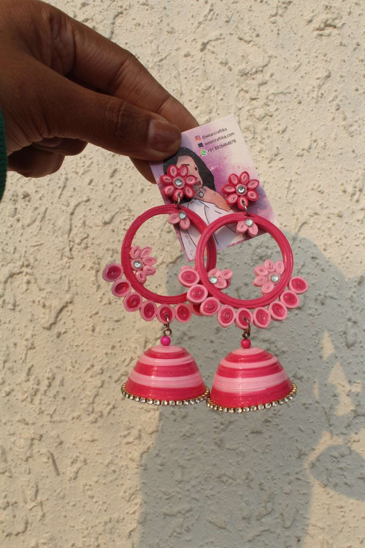 Phool Bali(Big phool Jhumka) - Single pair