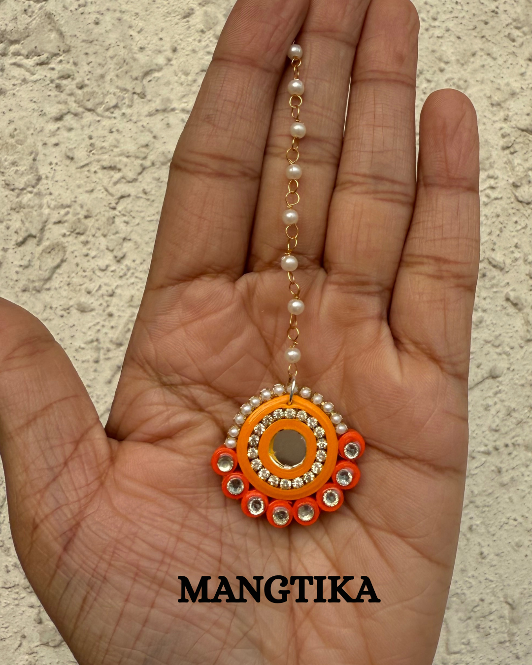 Kashni Dangler - Earrings+Choker+Mangtika+Ring