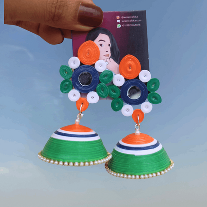 Aadarshini Jhumka - Tricolor