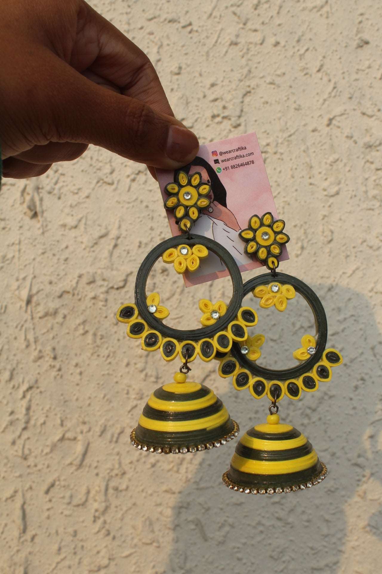 Phool Bali(Big phool Jhumka) - Single pair