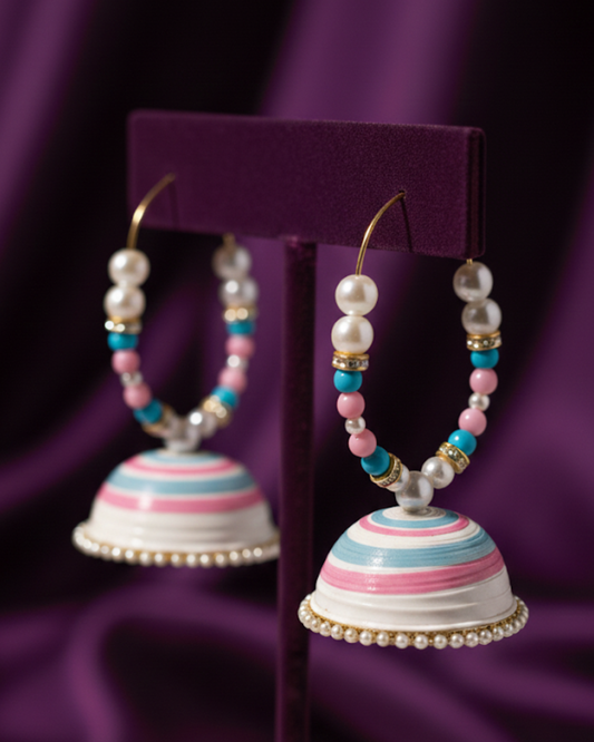 Hoops - Pink and Blue