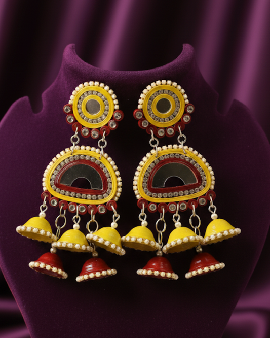 Kashni Dangler -Red and Green