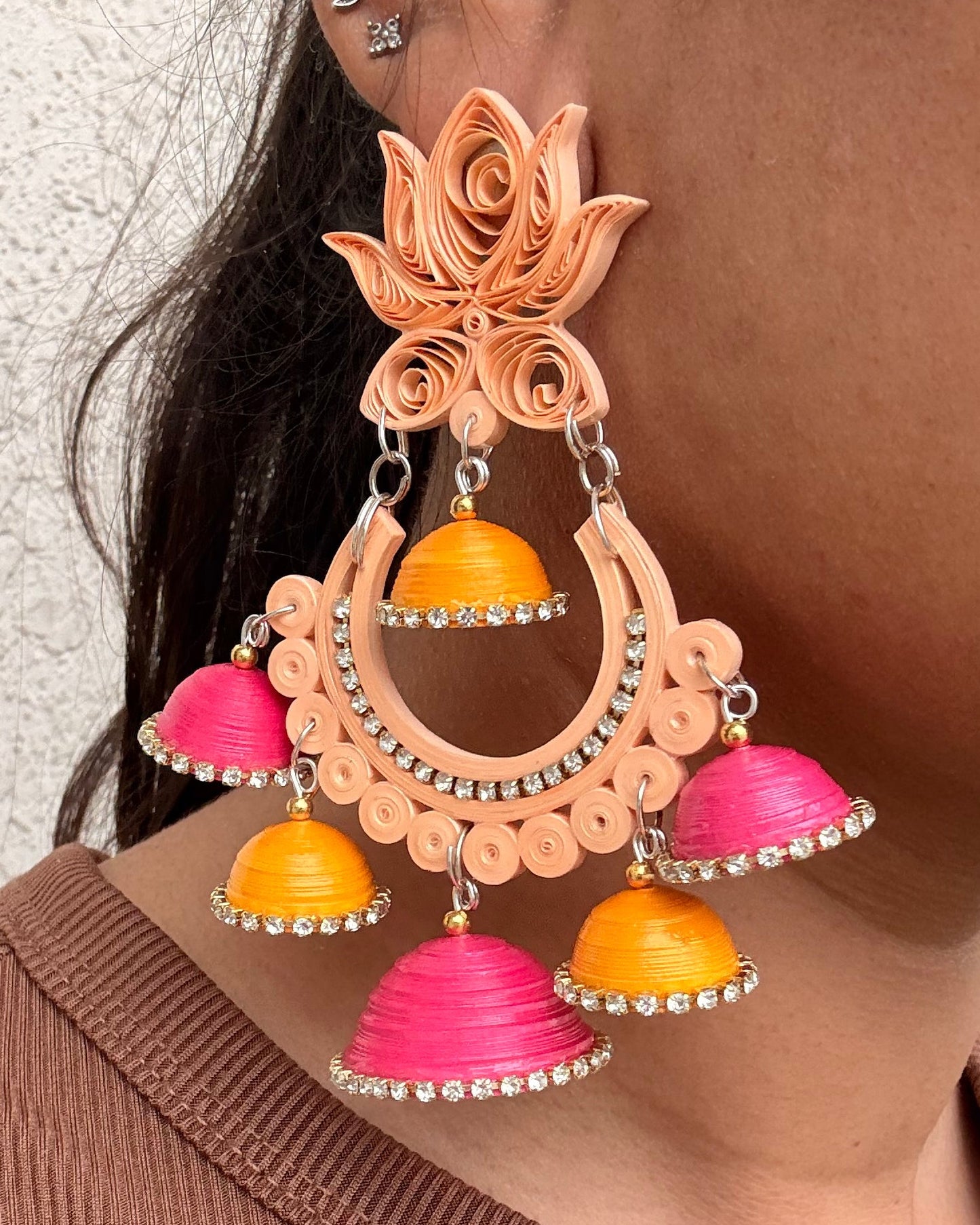 Kamalapati Chandbali - Pink Mustard