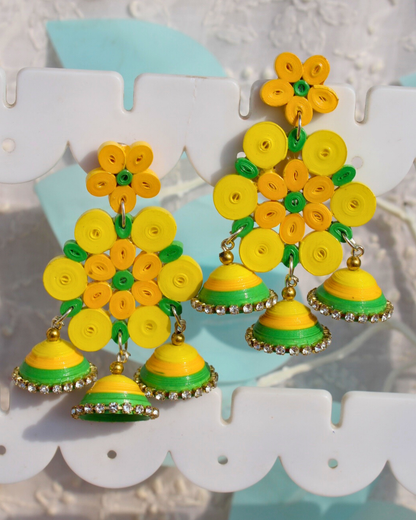 Statement mandala jhumka