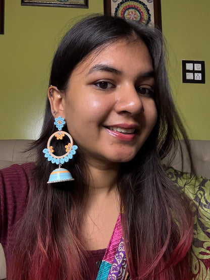 Phool Bali(Big phool Jhumka)