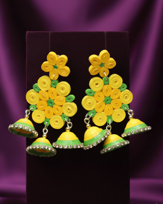 Statement mandala jhumka