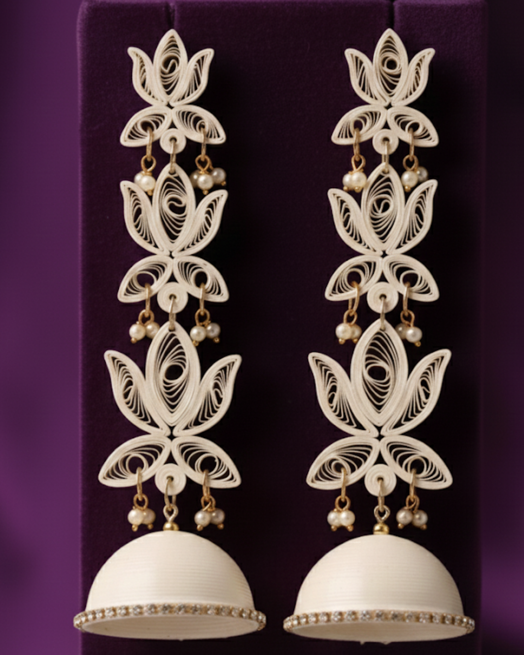 Pankaj Jhumka - White