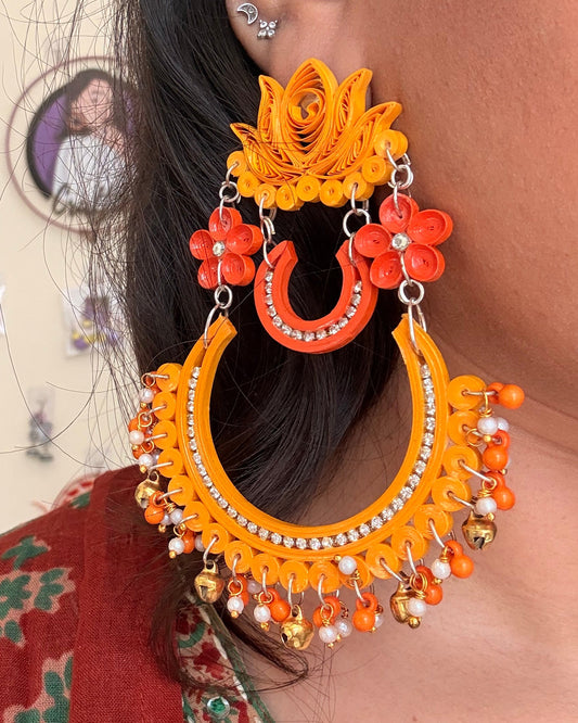 Shreya Chandbali -  Perfect haldi jhumka
