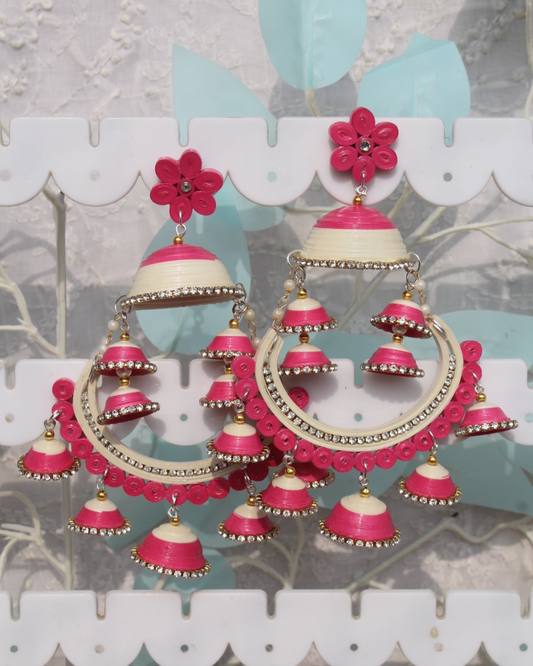 Apsara Jhumka - Pink