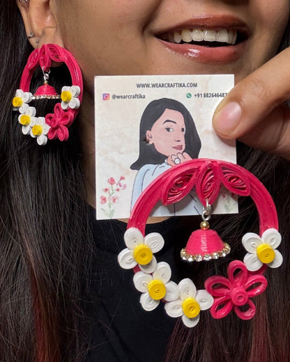 Floral wreath - Pink