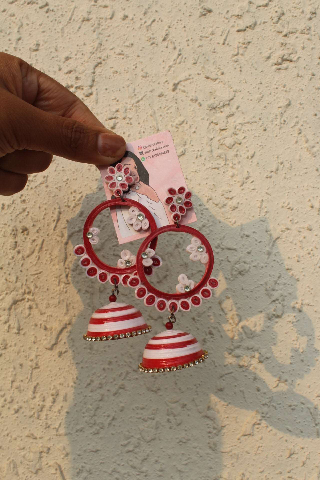 Phool Bali(Big phool Jhumka) - Single pair